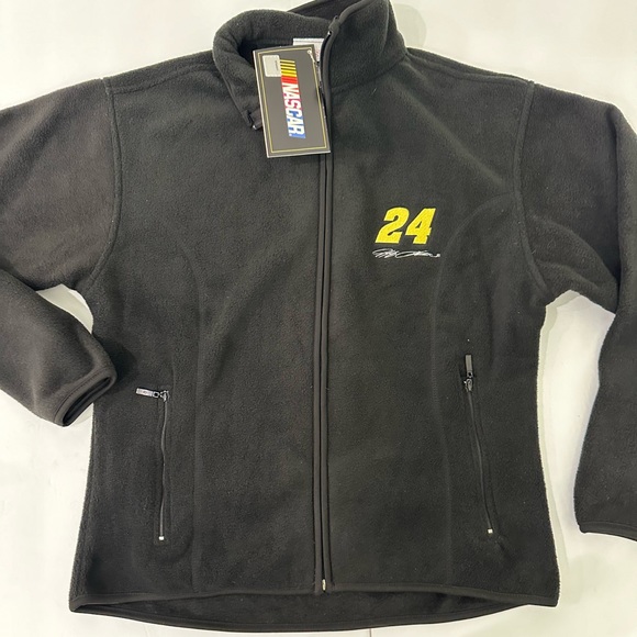 Nascar Jacket Women’s  #24 Nascar Racing Pullover Full
Zip Fleece SZ Medium NWT - Picture 3 of 13